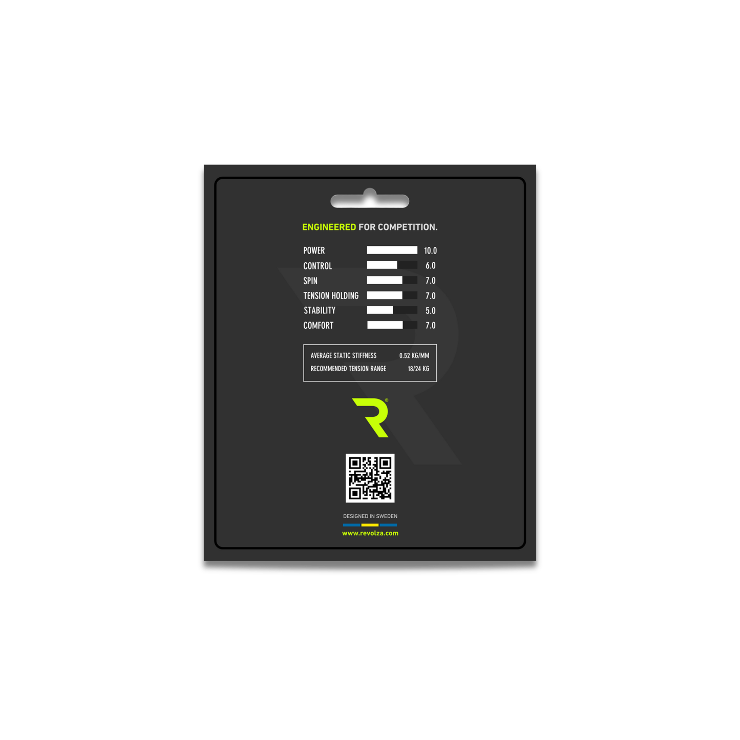 Black Pearl Tennis String - 1.20 mm (12 m Set) - Revolza