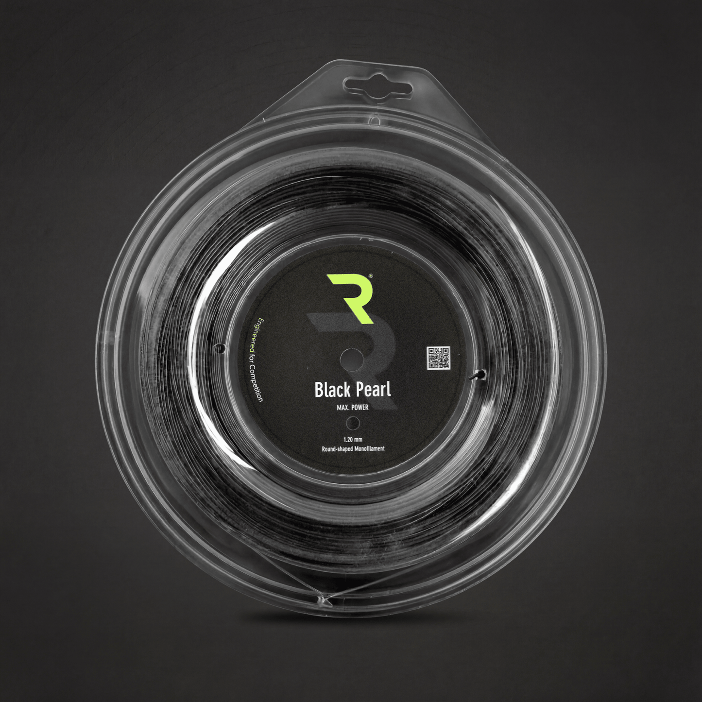 Black Pearl Tennis String - 1.20 mm (200 m Reel) - Revolza