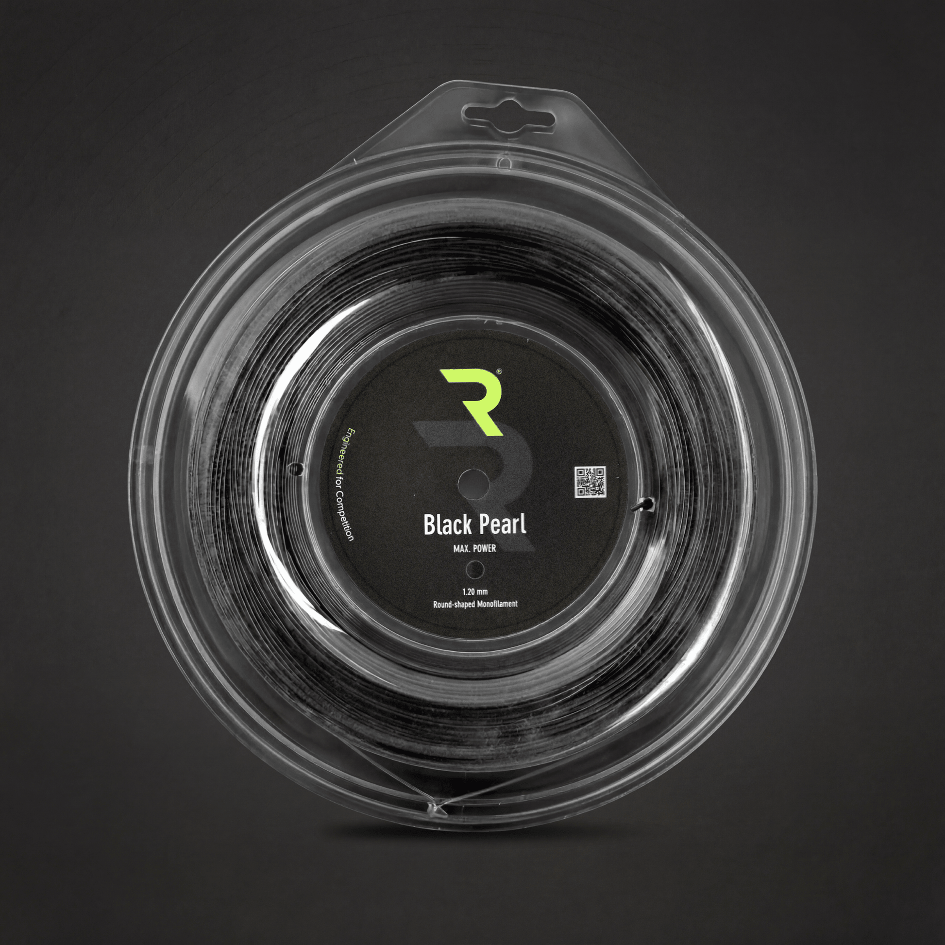 Black Pearl Tennis String - 1.20 mm (200 m Reel) - Revolza