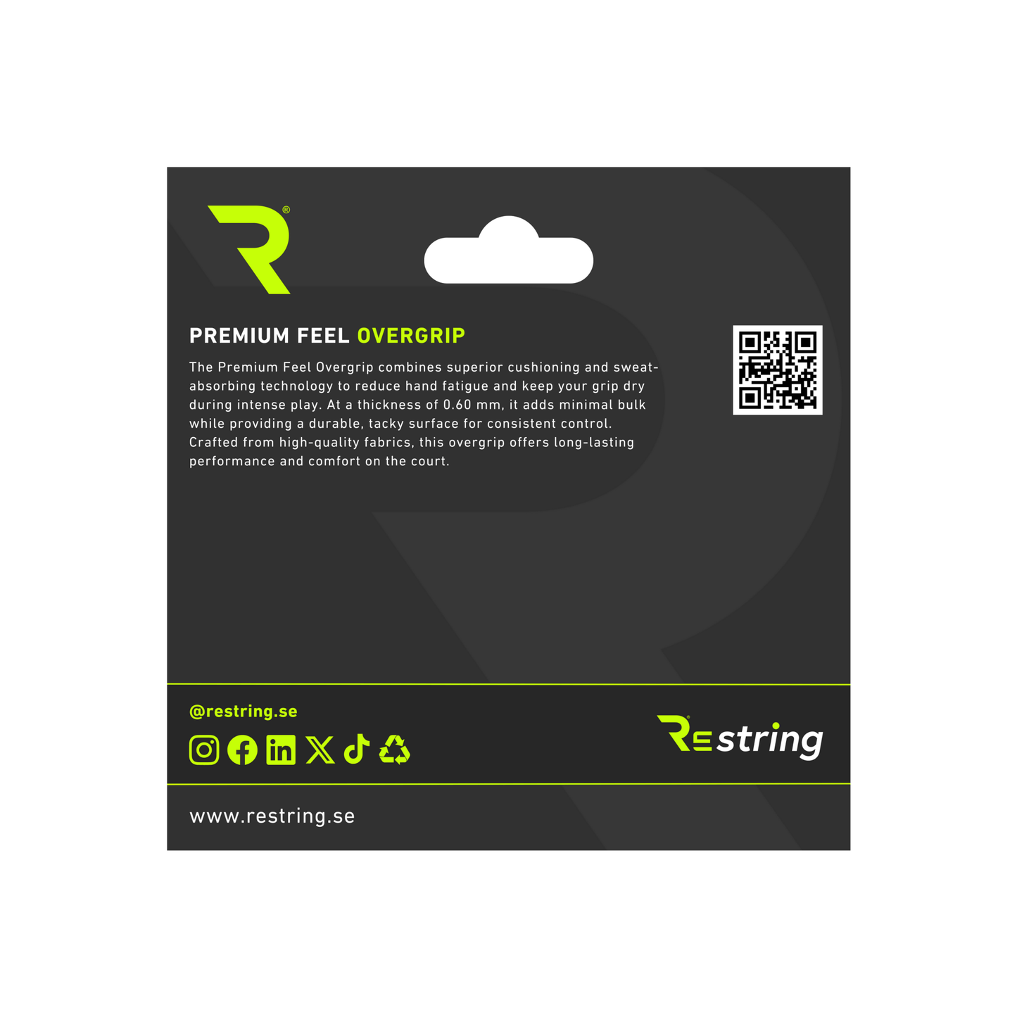Premium Feel Overgrip 3 - Pack - Restring