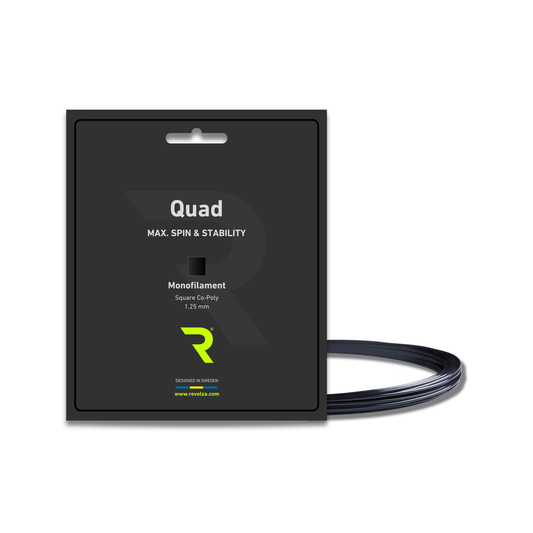 Quad Tennis String - 1.25 mm (12 m Set) - Revolza