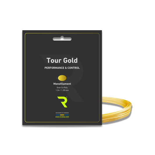 Tour Gold Tennis String - 1.24 - 1.28 mm (12 m Set) - Revolza